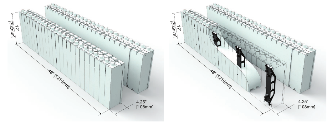 Quad-Lock Plus and Plus FS panel pairs