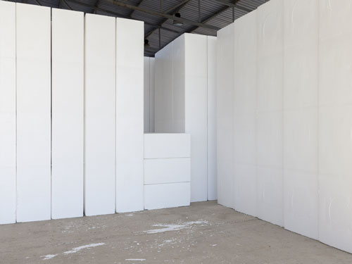 SuperForm insulation billets in a wall application