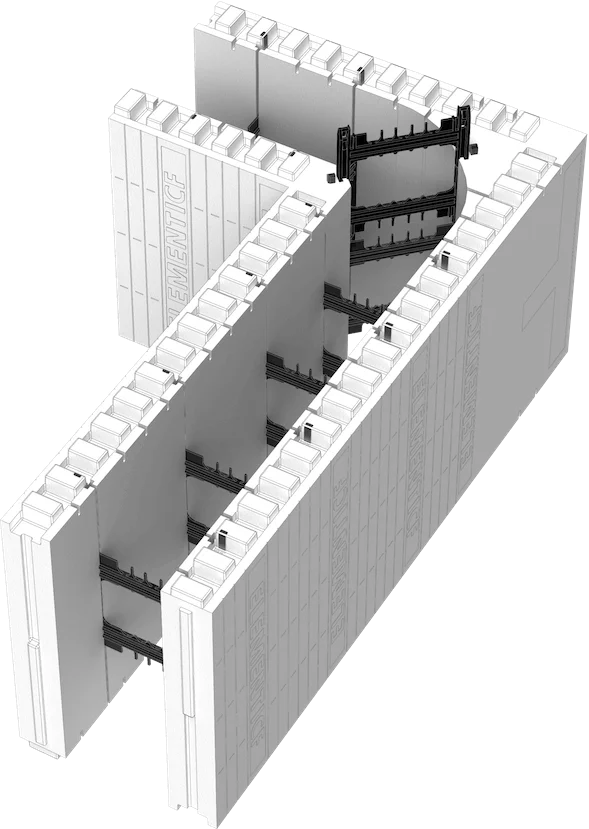 Element ICF Preformed 90 Degree Corner Blocks